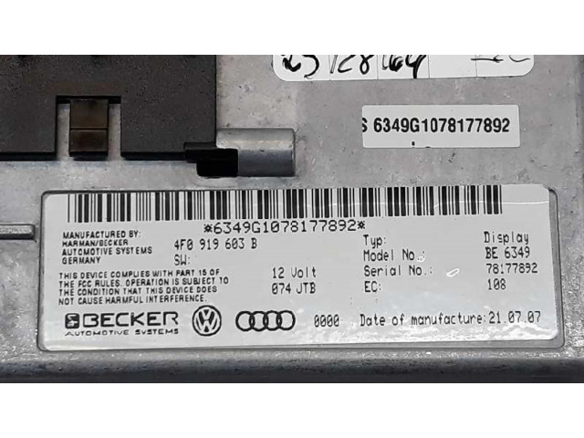 Дисплей    4F0919603B   Audi Q7 4M