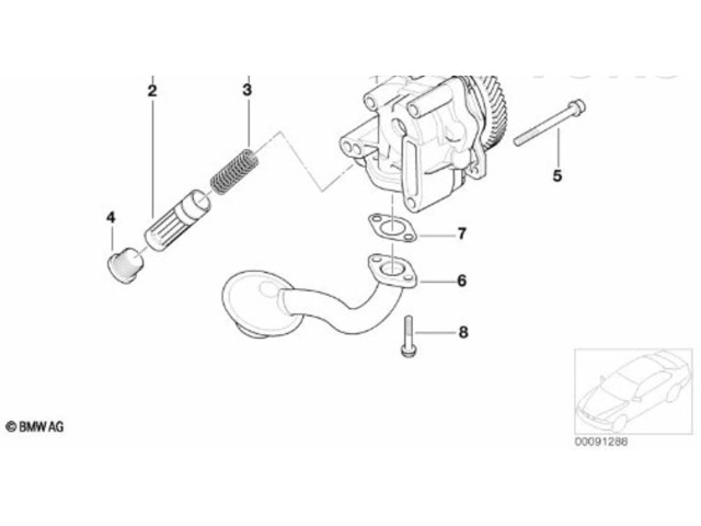 Čerpadlo oleje 11417805813   BMW 3 E46   M47 D20 (204D4),N47 D20 A,N47 D2