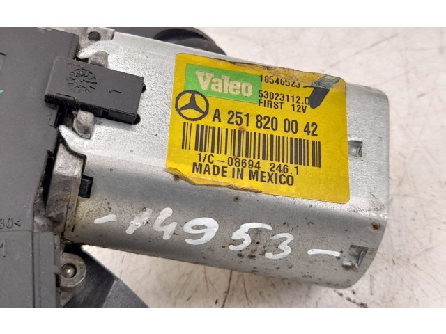 Моторчик заднего дворника 2518200042, A2518200042    Mercedes-Benz GL X164