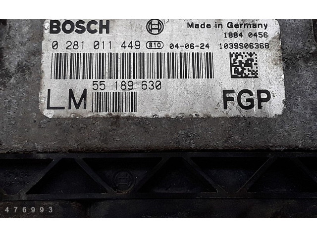 Блок управления двигателя 028101144955189630   Opel Signum