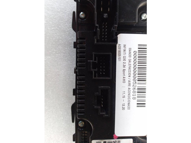 Блок управления климат-контролем A0919005101   Infiniti Q30