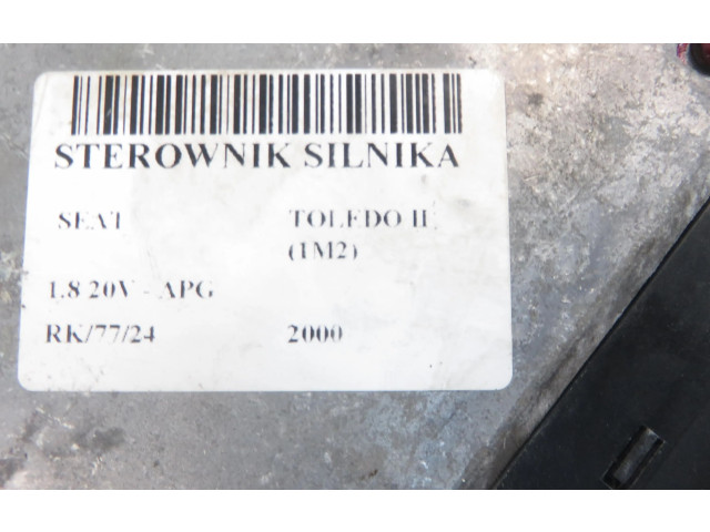 Řídící jednotka 0261206512, 06A906018FR   Seat Toledo II (1M) 2000