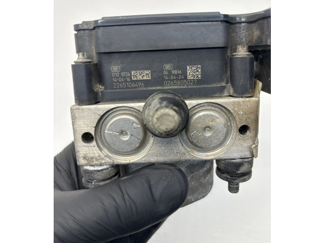 Блок АБС 2265106496, 0265805027   Renault  Kangoo II  2014 - 2021 года