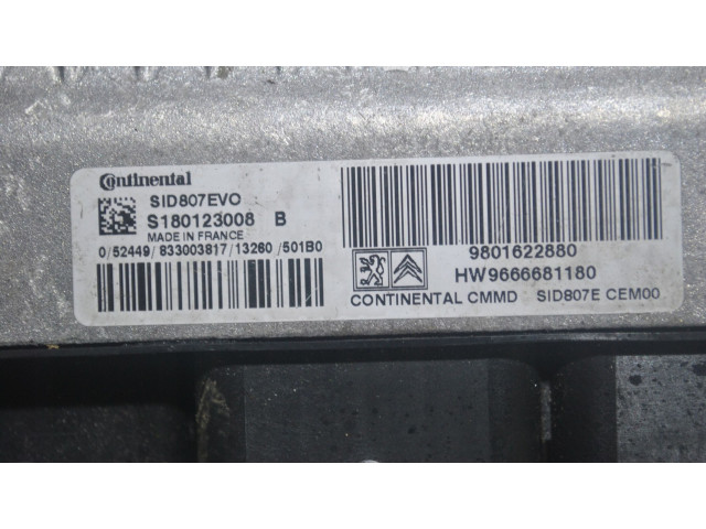 Řídící jednotka 9801622880   Peugeot 5008 2011