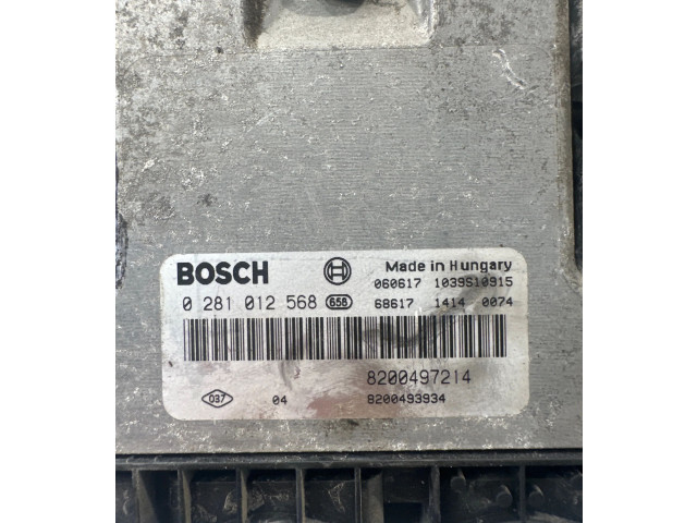 Блок управления двигателя    0281012568, 8200493934   Renault Trafic II (X83)