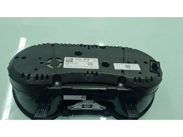 Панель приборов 8V0920871S, CUADROINSTRUMENTOS   Audi A3 S3 A3 Sportback 8P       