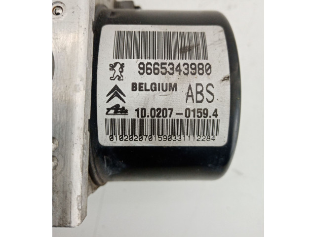 Jednotka ABS 9665343980, 10.0207-0159.4   Peugeot 207 2011