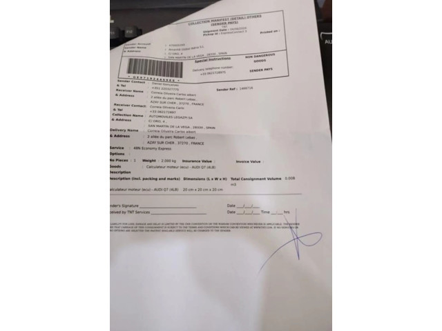 Řídící jednotka 4L0907553   Audi Q7 4L 