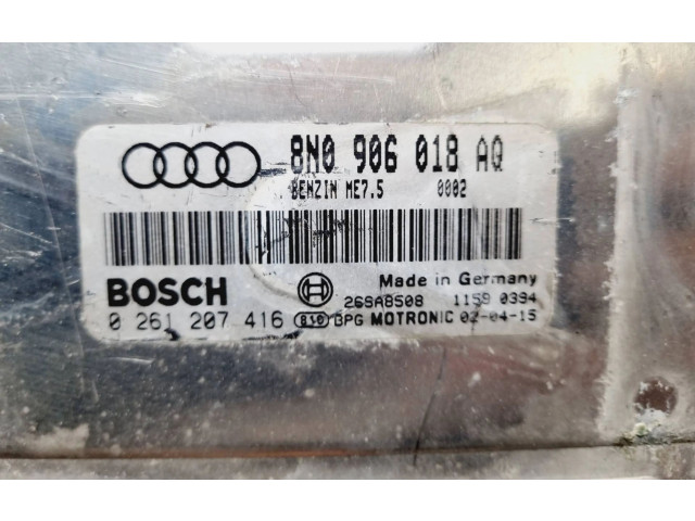 Řídící jednotka 0261207416, 8N0906018AQ   Audi TT Mk1 2002