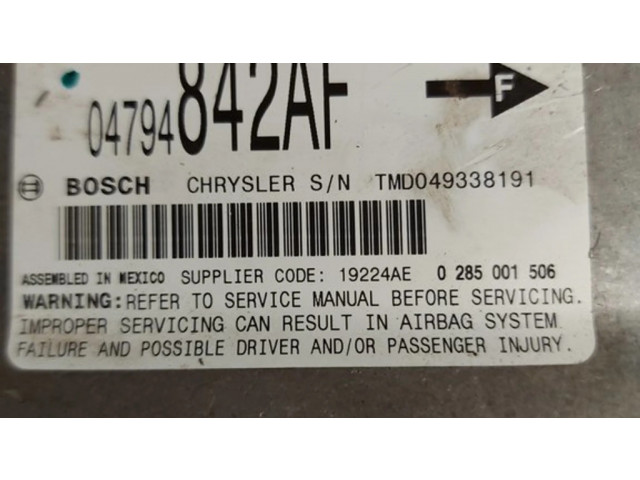 Блок подушек безопасности 04794042AF, TMD049338191   Chrysler Grand Voyager IV