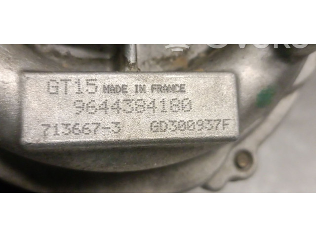  Турбина Citroen C8  9644384180, 0375F9   для двигателя RHT (DW10ATED4)      