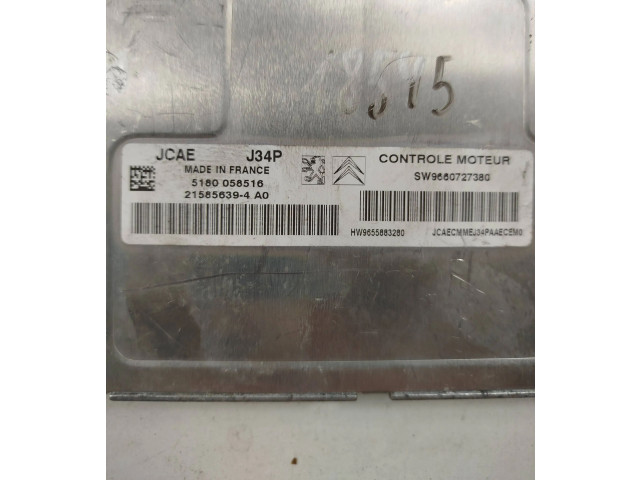 Řídící jednotka 9660727380, 21585639-4   Peugeot 1007 2006