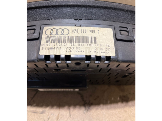 Přístrojová deska  Audi A3 S3 8P 2006 8P0920900D  