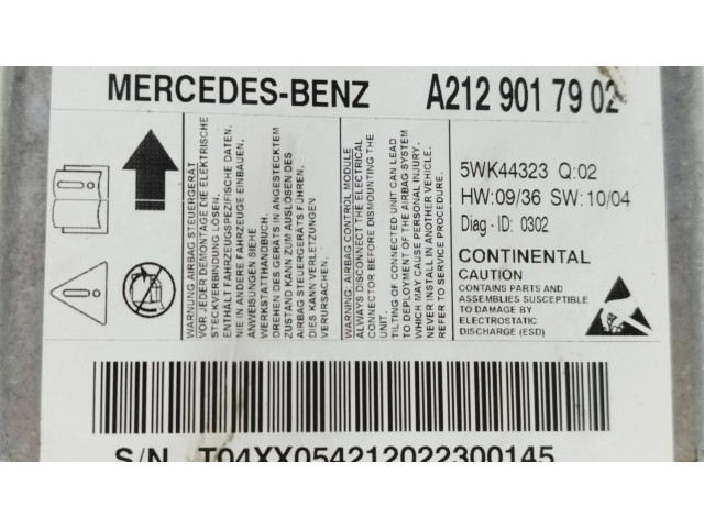 Блок подушек безопасности A2129017902, 5WK44323   Mercedes-Benz CLS C218 X218