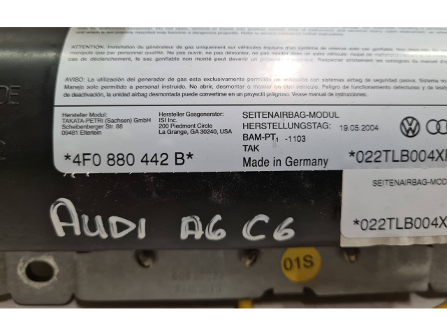 Подушка безопасности в сиденье 4F0880442B   Audi A6 S6 C6 4F