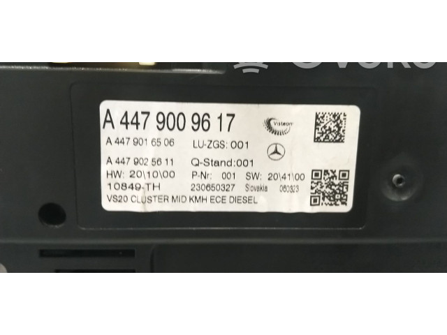 Панель приборов A4479009617, A4479001911   Mercedes-Benz V Class W447       