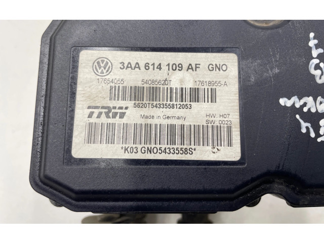 Jednotka ABS 3AA614109AF, 54085620T   Volkswagen PASSAT B7 2012