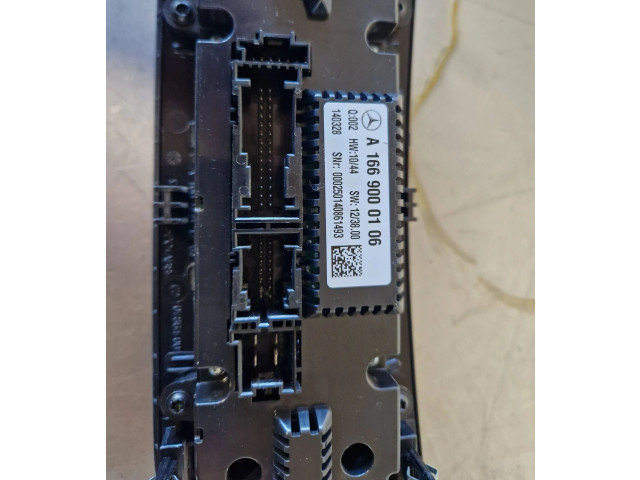 Блок управления климат-контролем A1669000106, 000250140861493   Mercedes-Benz ML W166