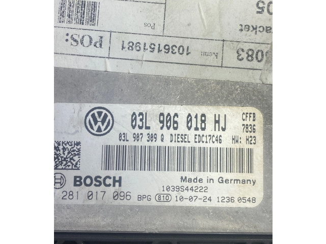 Řídící jednotka 03L906018HJ, 03L907309Q   Volkswagen Sharan 2012