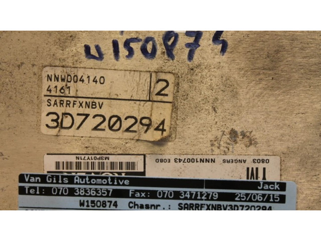 Блок управления двигателя 3D720294, 3D720294   MG ZR