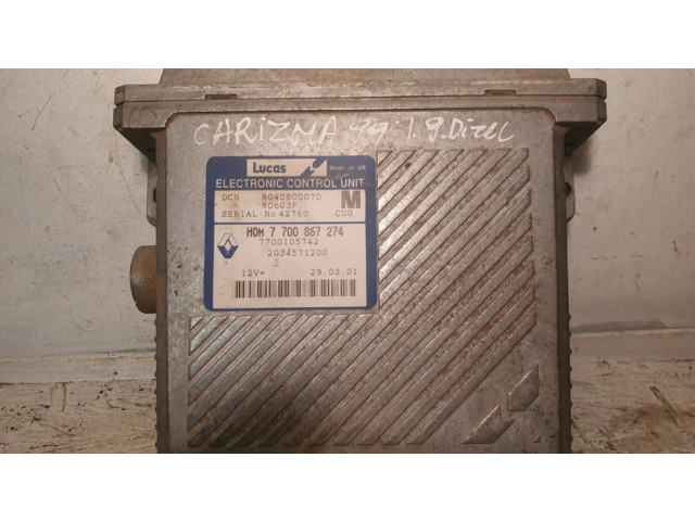 Řídící jednotka HOM7700867274, 7700105742   Acura ILX 2000
