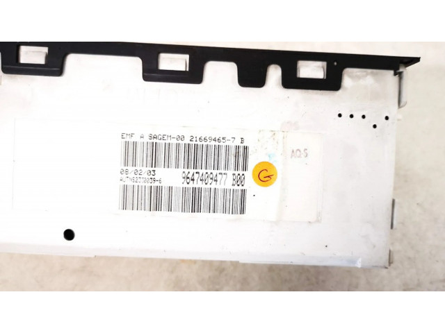 Дисплей    9647409477, 21669465-7b   Citroen C3