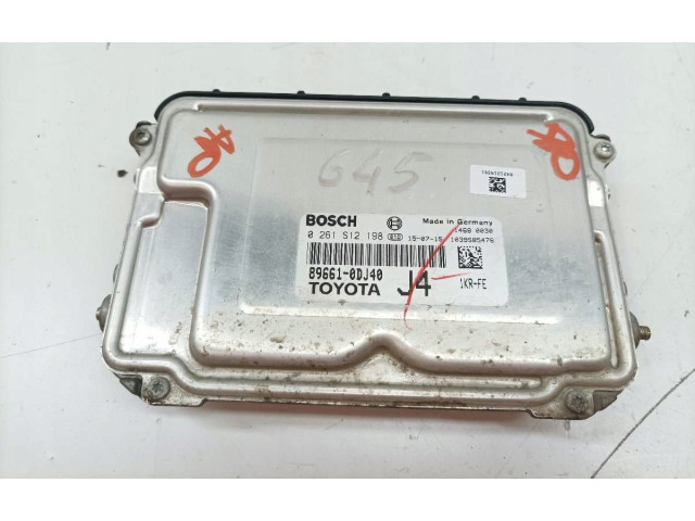 Řídící jednotka 89661-0DJ40, 0261S12198   Toyota Yaris 2015