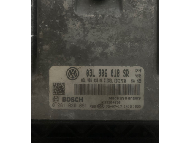 Řídící jednotka 03L906018MH, 0281030091   Skoda Superb B6 (3T) 2014