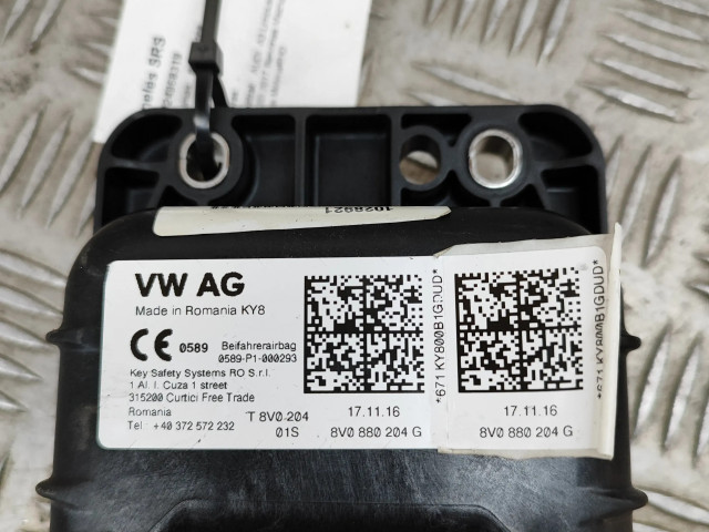 Подушка безопасности пассажира 8V0880204G   Audi A3 S3 8V