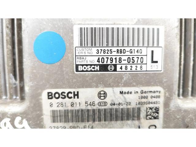 Řídící jednotka 37820RBDE14, 4079180570   Honda Accord 2005