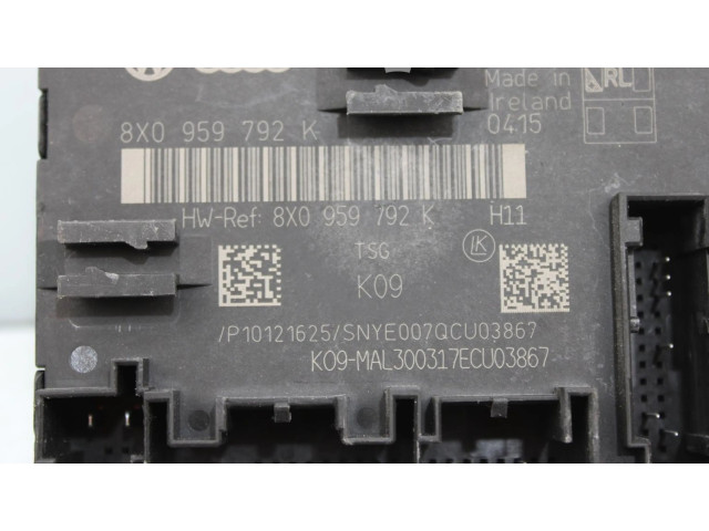 Блок комфорта 8X0959792K   Audi A1   