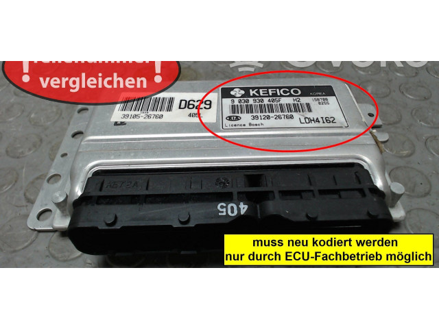 Řídící jednotka 3912026790, 3912026760   KIA Cerato 2005