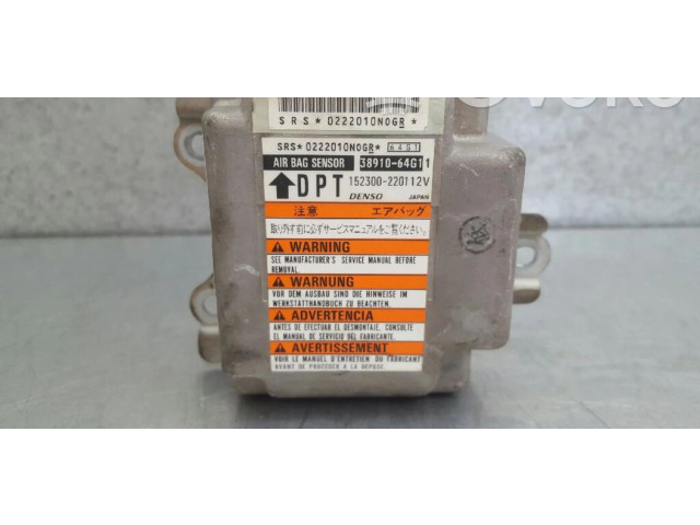 Блок подушек безопасности 3891064G11, 3891064G11   Suzuki Baleno EG
