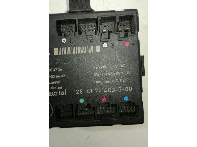 Блок комфорта A2049001106, A2128203726   Mercedes-Benz C W204   