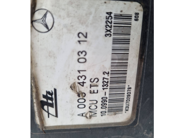Jednotka ABS A0034310312, 3X2254   Mercedes-Benz CLK A208 C208 1997