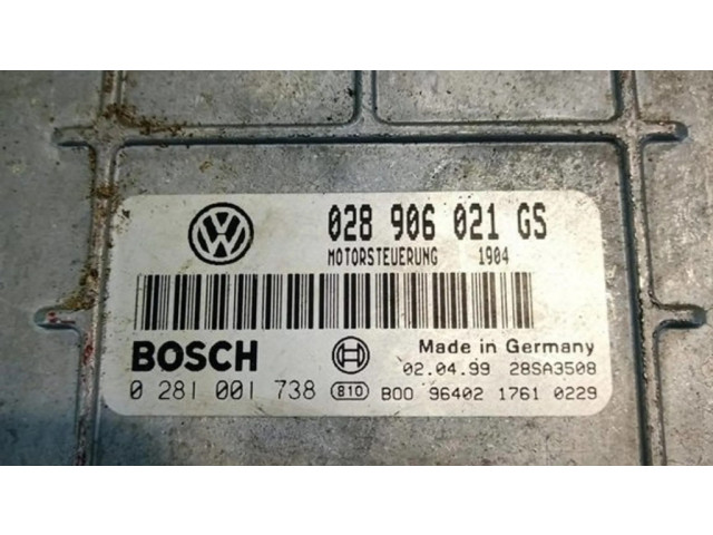 Řídící jednotka 028906021GS, 28SA3508   Audi A4 S4 B5 8D 2000
