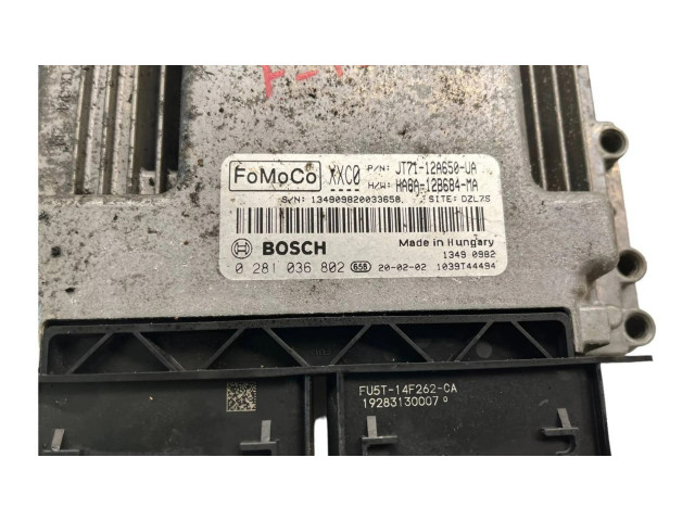 Řídící jednotka JT7112A650UA, 0281036802   Ford Turneo Courier 2022