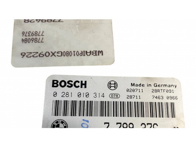 Řídící jednotka 7789376, 28RTF091   BMW 5 E39 2001