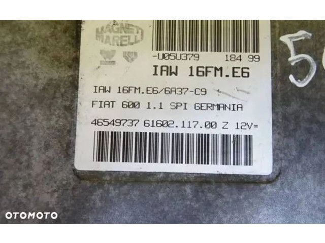 Řídící jednotka IAW16FME6   Fiat Seicento/600 2003