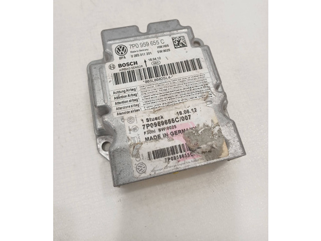 Блок подушек безопасности 7P0959655C, 0285011201   Volkswagen Touareg II