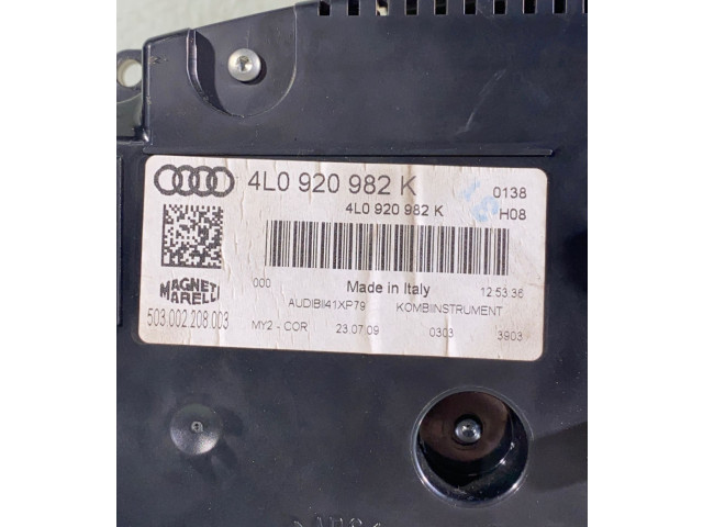 Přístrojová deska  Audi Q7 4L 2007 4l0920982k  