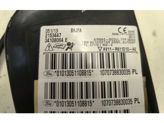 Подушка безопасности в сиденье 34021352, 2153447   Ford B-MAX