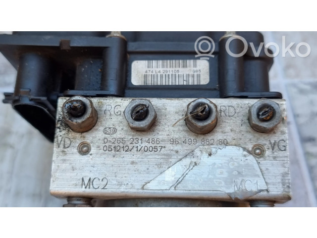 Jednotka ABS 9649988280, 0265231486   Citroen C4 I 2005