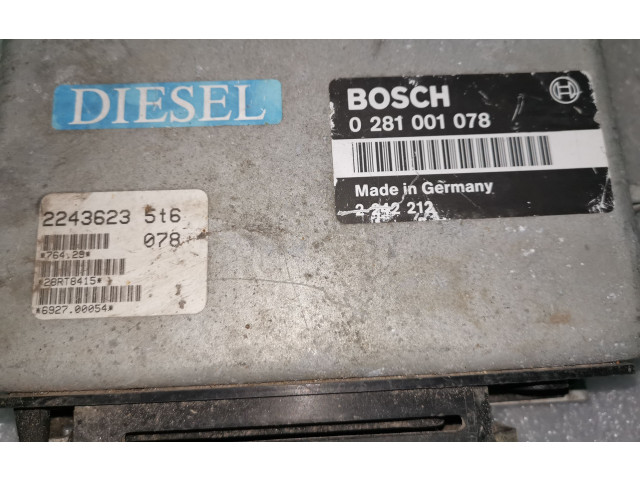 Řídící jednotka 0281001078, 2243623   BMW 5 E34 1994