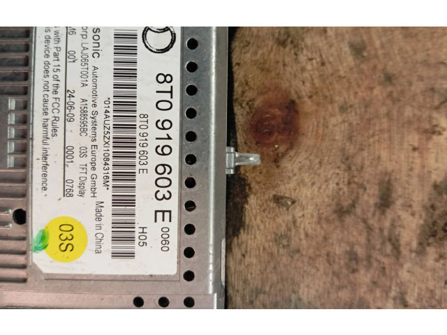 Экран/ дисплей / маленький экран    8T0919603E, A1588595BC   Audi A4 S4 B8 8K