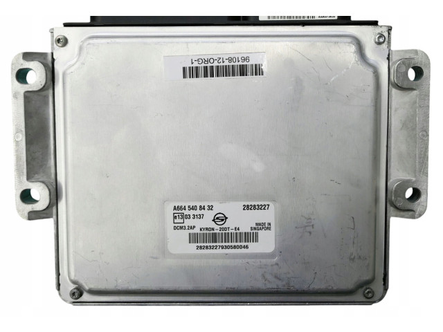 Блок управления двигателя A6645408432, 28283227   SsangYong Kyron