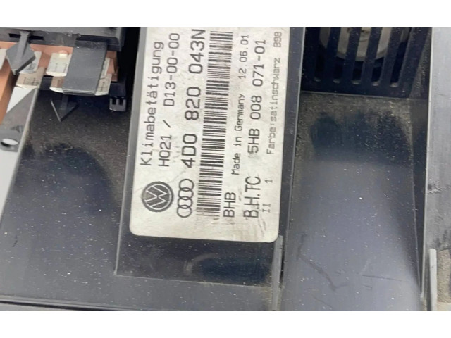 Блок управления климат-контролем 4D0820043N   Audi A8 S8 D2 4D