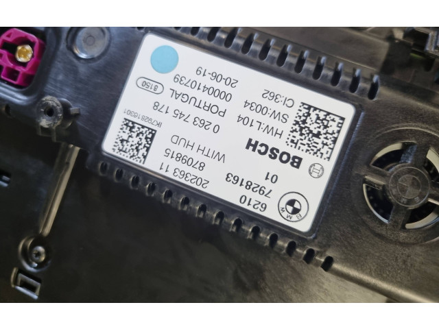 Панель приборов 0000410739, 20236311   BMW 5 G30 G31       