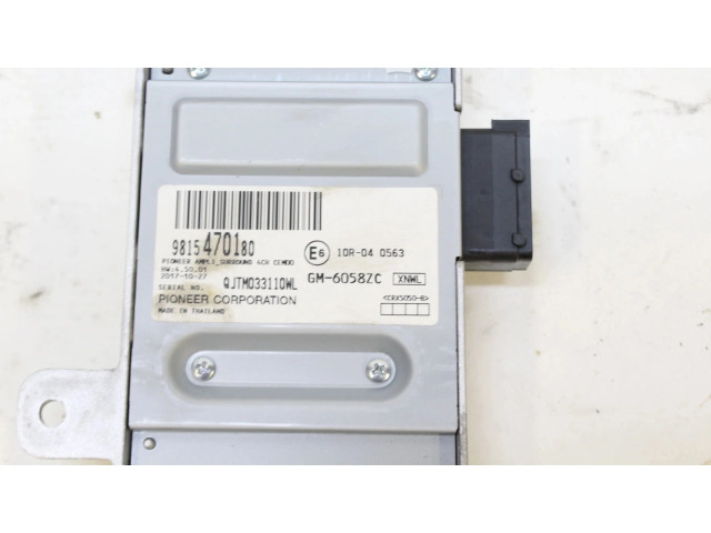 Звукоусилитель 9815470180   Toyota Proace