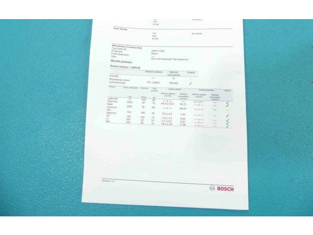 Vstřikovač 0445117020, IMPRK1265338   Volkswagen Touareg I     